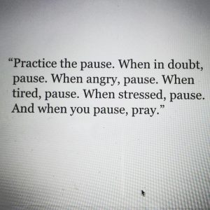 The Difference Between Stopping & Pausing
