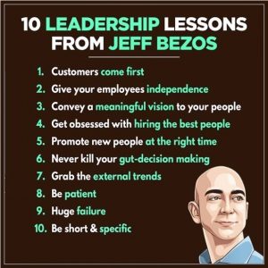 Ten Leadership Lessons from Jeff Bezos