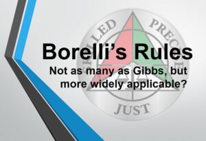 Borelli’s Rules